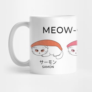 Meow-giri Nigiri Sushi Cats Mug